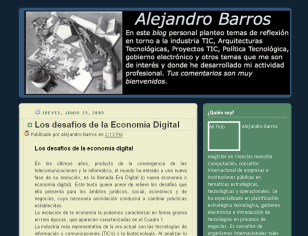 Página Principal - alejandrobarros.com 2006