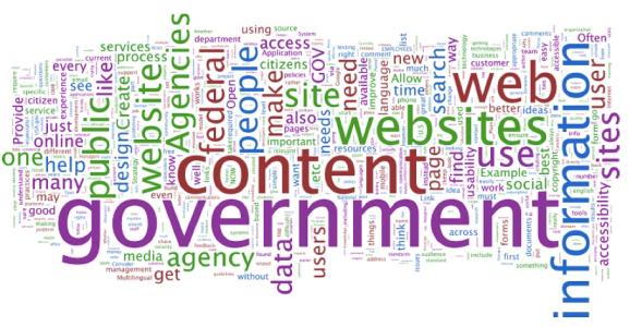 Principales ejes de la presencia web de gobierno en USA