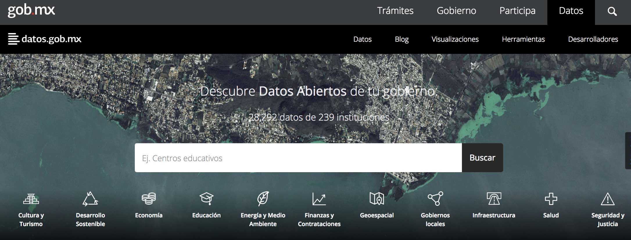 Portal datos abiertos de México