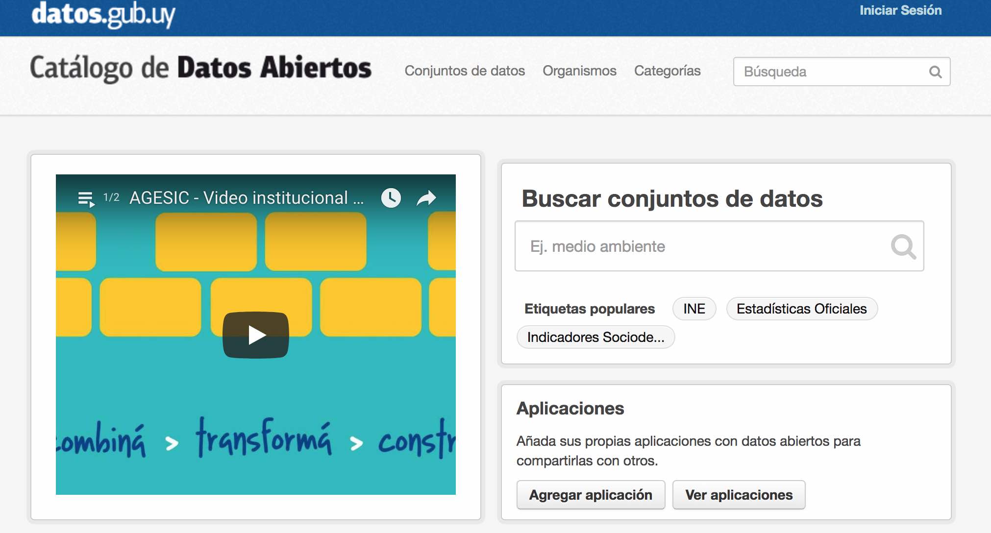 Portal de datos abiertos de uruguay