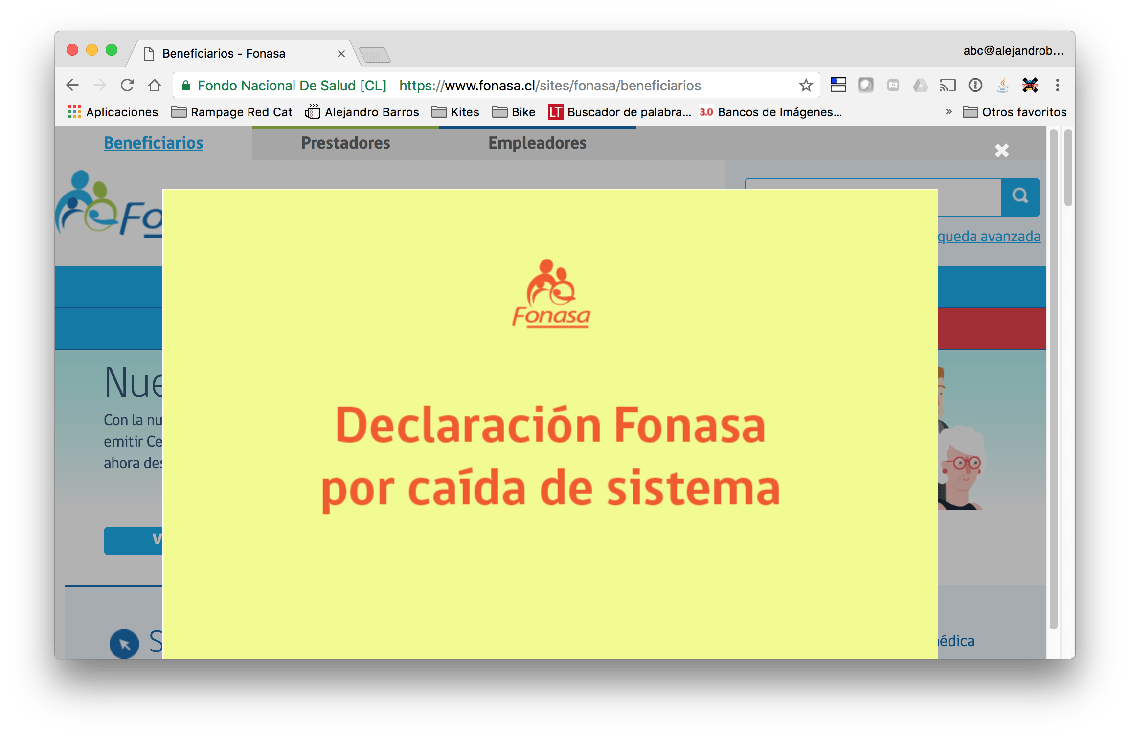 No es forma de gestionar un servicio crítico (actualizada)