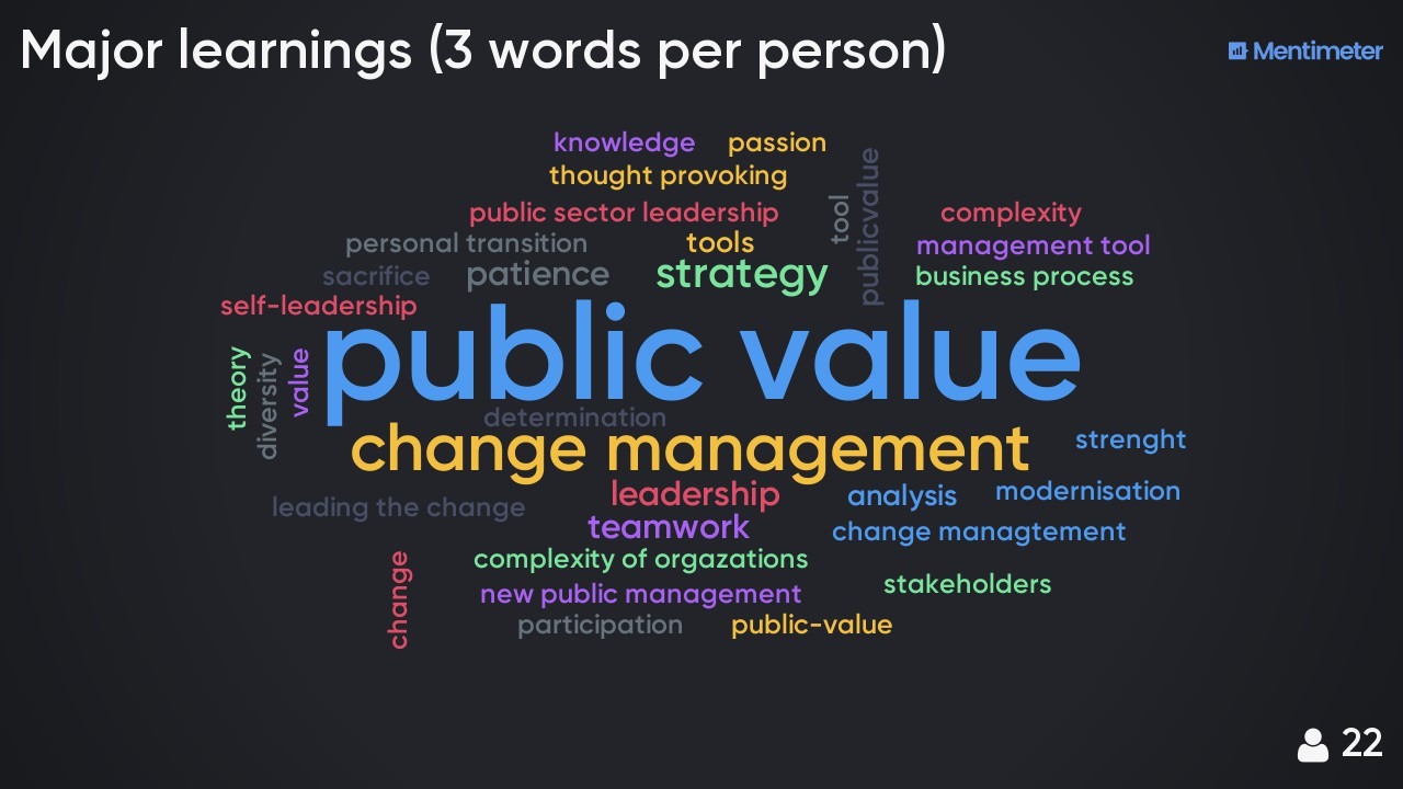 Seguimos expandiendo el concepto “valor público”