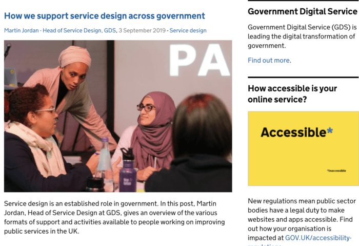 Blog del Digital Government Service - Reino Unido