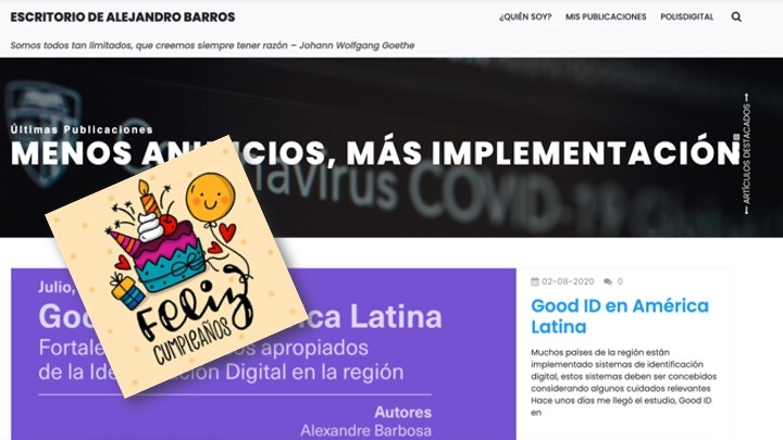 Home page de cumpleaños