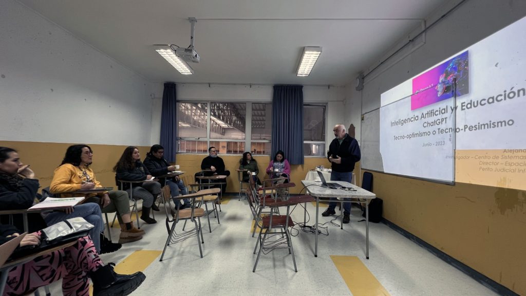 presentación a equipo docente de IA y Educación - Colegio San Ignacio Concepción Junio-2023