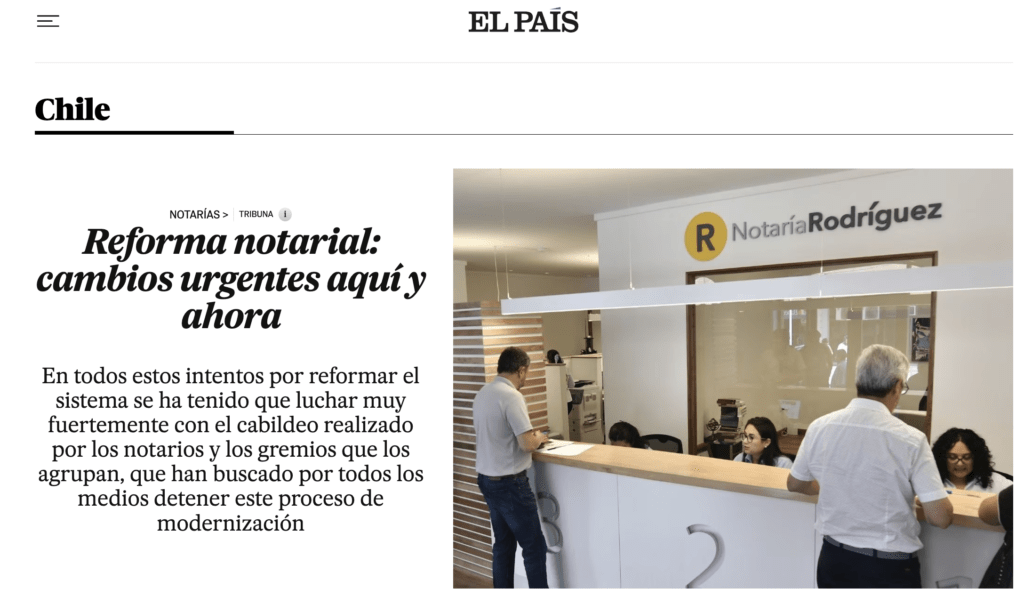 Reforma notarial: cambios urgentes aquí y ahora*