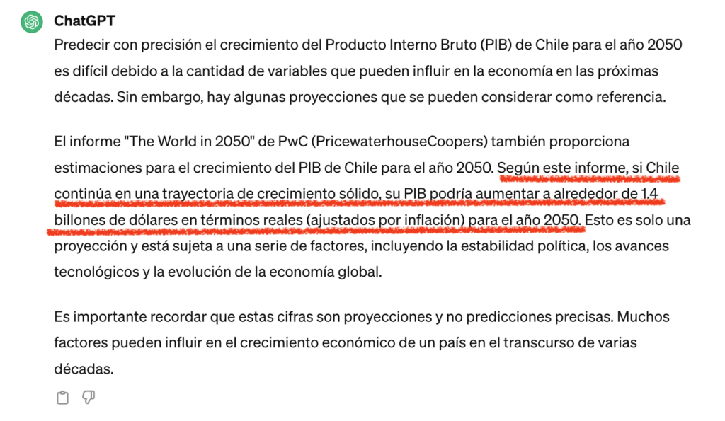 Respuesta 2 ChatGPT-3.5 pregunta con signos de interrogación