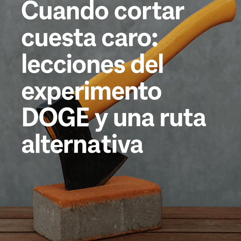 DOGE experimento caro, afortunadamente hay otras formas