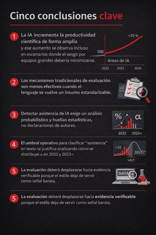 IA Generativa, aumentado la productividad científica