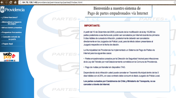 Pago de Partes Pago de Partes