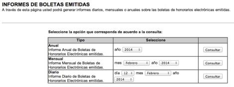 Pantalla Boleta de Honorario 2 Pantalla Boleta de Honorario 2