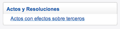 Area de Actos y Resoluciones - Gobierno Transparente