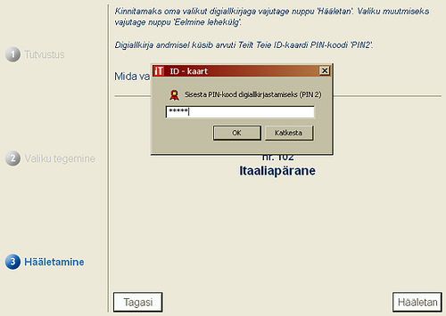 Sitio de Votación - Estonia Sitio de Votación - Estonia